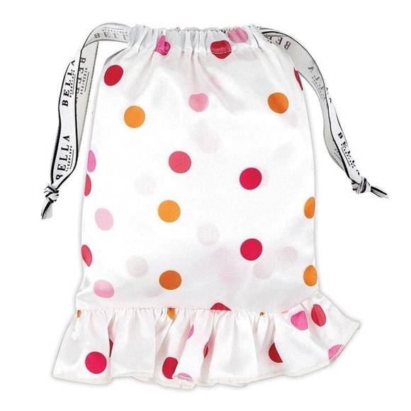 Bella Sleep Spa Ruffled Satin Pillowcase-Confetti, Standard Size - Picture 2 of 7